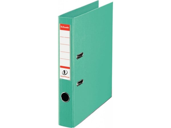 Esselte No.1 - Spakbågesfil - ryggbredd: 50 mm - för A4 (210 x 297 mm) - kapacitet: 350 ark - ljusgrön