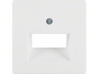 Hager 14096089, Valkoinen, Muovi, Termoplastinen, Mikä tahansa tuotemerkki, Kankaan tekstuuri, 10 kpl