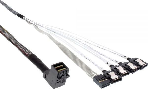 InLine 27631B, 1 m, SFF-8643, 4 x SATA, lajittelu
