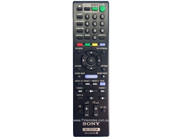 Sony 149194011, Ljud, Tryckknappar, Svart
