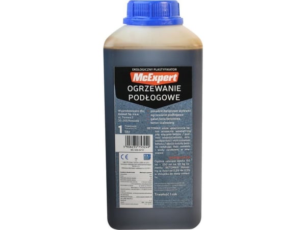 Plastifiseringsmiddel for gulvvarme 1L MC-500-0410