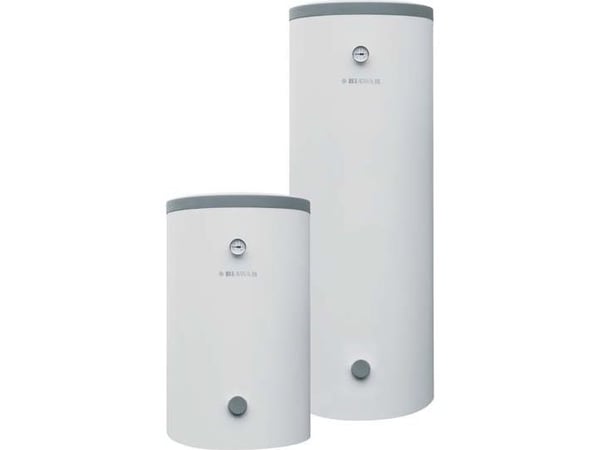 Biawar varmtvannsvarmeveksler med spiralspiral Mega W-E 100.81 vertikalt stående 100L 16410