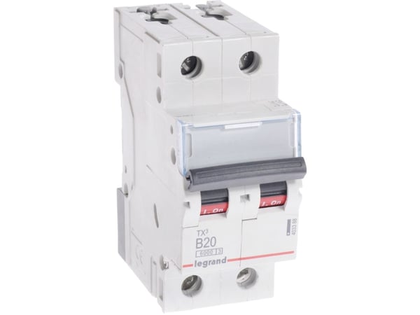 Legrand TX3, Pienoiskatkaisija, Tyyppi B, IP20, 240 - 415 V