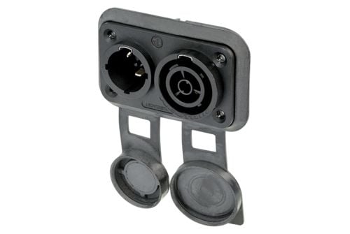 Neutrik NAC3PX-TOP, CuSn0.2, Sort, Kopper, Polyamid, Rustfritt stål, Kopper, Kobberlegering, 2,5 mm²