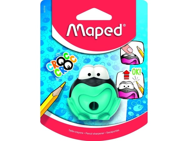 Maped 017710, Käsikäyttöinen kynäteroitin, Monivärinen, Muovi, Terästä, 95 mm, 46,8 mm