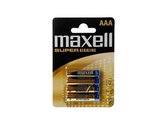 Maxell Super Alkaline XL LR03 XL - Batteri 4 x AAA - Alkaline