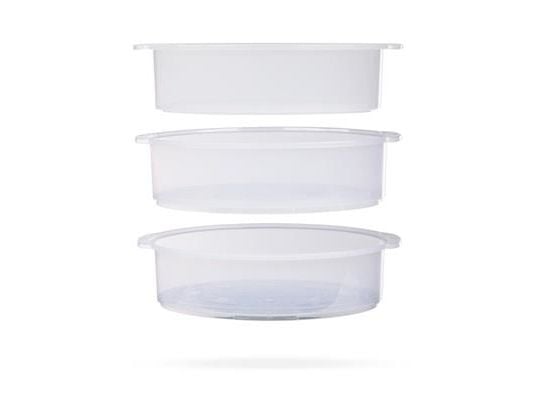 Tristar VS-3914, 3 kurver, Sort, Rustfritt stål, Translucent, Rotasjon, Front, 11 l