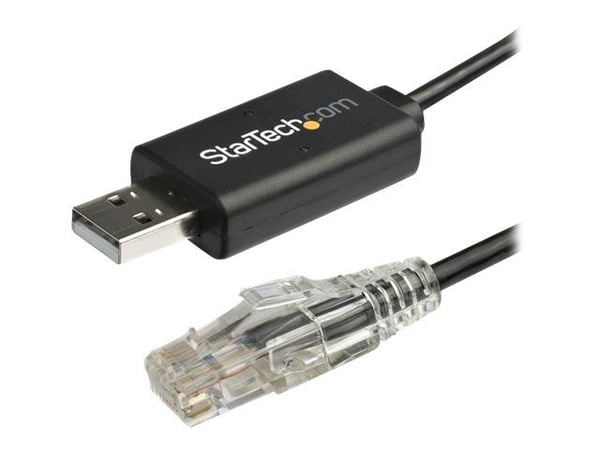 StarTech.com 1,8 m (6 ft) Cisco USB-konsolikaapeli - USB-RJ45 Rollover-kaapeli - 460Kbps - Windows-, Mac- ja Linux-yhteensopiva - M/M (ICUSBROLLOVR...