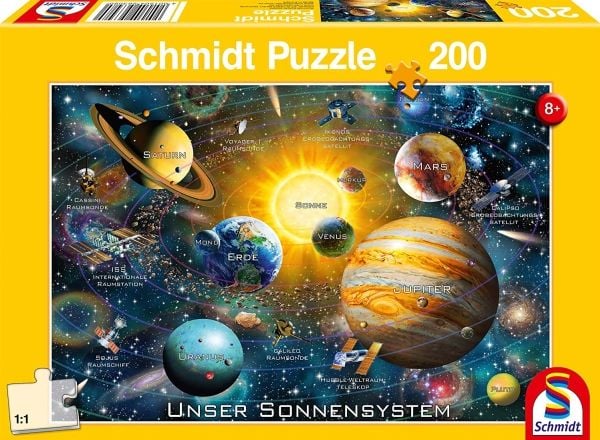 Schmidt Games Puzzle Meidän aurinkokuntamme 200