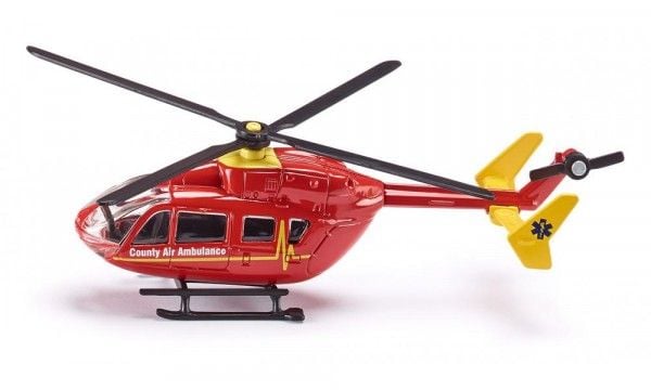 Siku 1647, Helikopter, 3 år, Metall, Plast, Sort, Rød, Gult