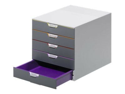 DURABLE VARICOLOR 5 - Skuffskap - 5 skuffer - for ANSI A (Letter) (216 x 279 mm), A4 (210 x 297 mm), C4 (229 x 324 mm), Folio (216 x 330 mm)