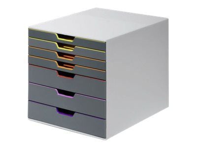 DURABLE VARICOLOR 7 - Skuffskap - 7 skuffer - for ANSI A (Letter) (216 x 279 mm), A4 (210 x 297 mm), C4 (229 x 324 mm), Folio (216 x 330 mm)