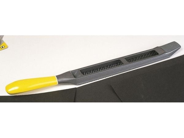 Stanley 5-21-295, Surform shaver, Muovi, Litteä surform-viila, Metalli, Keltainen, Kipsilevy