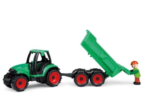 Lena Truckies 01625, Traktor, 2 år, Plast, Sort, Grønn, Rød
