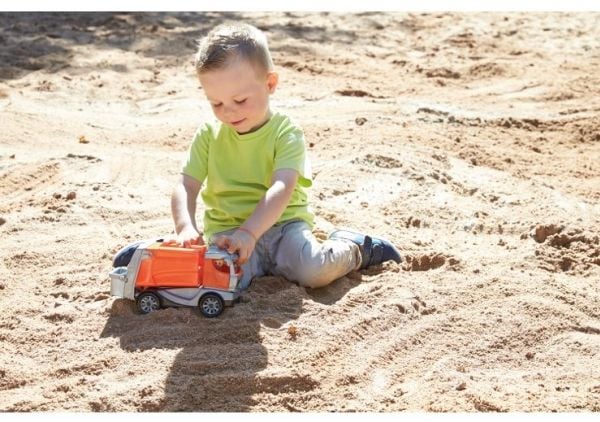 Lena Truckies Garbage Truck, Truck, 2 år, Plast, Grå, Oransje