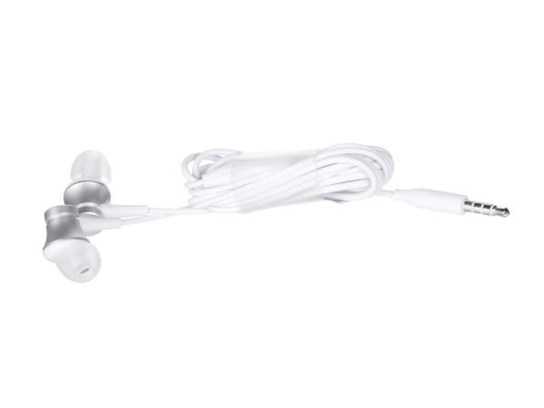 Xiaomi MI Basic - Ørepropper med mikrofon - i øret - kablet - 3,5 mm jakk - sølv
