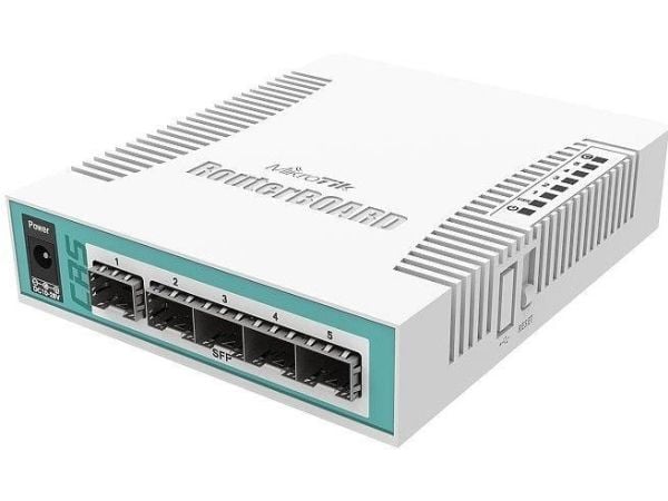 Mikrotik CRS106-1C-5S, Gigabit Ethernet (10/100/1000), Strøm over Ethernet (PoE)