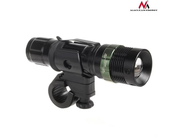 Sykkellykt Maclean Cree 200 lumen LED Maclean Energy + lader, MCE175-sett