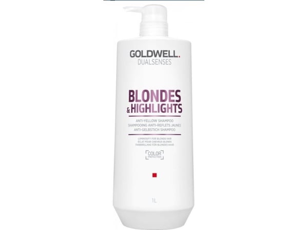 Goldwell DUALSENSES Blondes &amp; Highlights Anty Yellow Neutralising Shampoo vaaleille hiuksille 1000ml