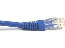 Netrack - Patchkabel - RJ-45 (han) til RJ-45 (han) - 5 m - UTP - CAT 5e - formet, knastfri - blå
