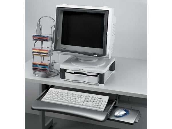 Fellowes UnderDesk Keyboard Manager - Tastaturskuff - platina