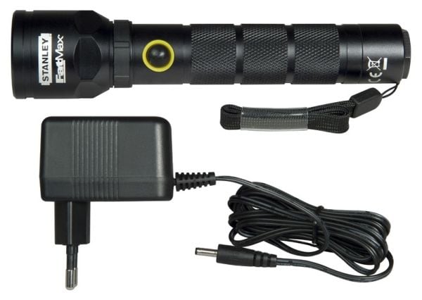 Stanley 1-95-154, Lommelykt, Sort, Aluminium, Knapper, Rotasjon, LED, 130 lm