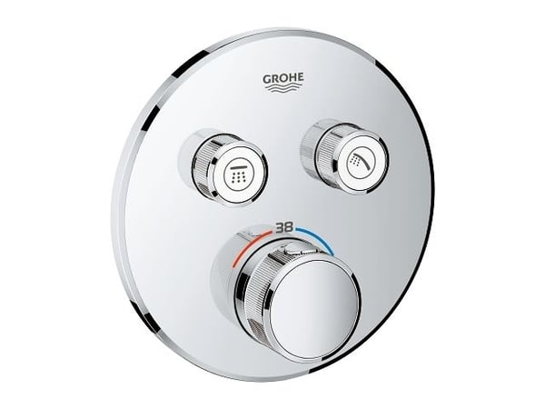 GROHE Grohtherm Smartcontrol Termostat til indbygning med to ventiler - 29119000
