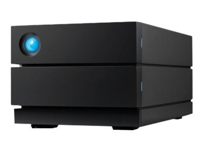 LaCie 2big RAID STHJ8000800 - Harddiskarray - 8 TB - 2 brønner - HDD 4 TB x 2 - USB 3.1 Gen 2 (ekstern) - med 5-års Rescue Data Recovery Service Plan