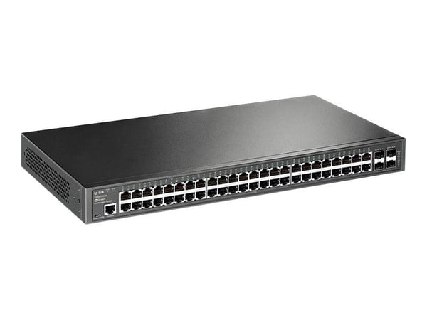 TP-Link JetStream T2600G-52TS - Kytkin - Administreret - 48 x 10/100/1000 + 4 x SFP - monterbar på stativ