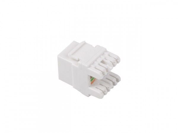 Lanberg - Modulaarinen insertti - CAT 6a - UTP - RJ-45 - valkoinen