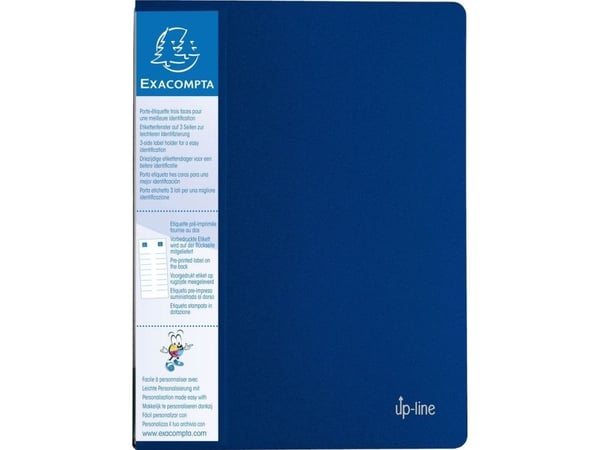 Exacompta 88202E, 210 x 297 mm (A4), Sininen, Polypropeeni (PP)