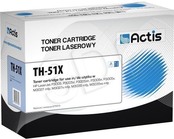 Actis TH-51X, 13000 sivua, Musta, 1 kpl