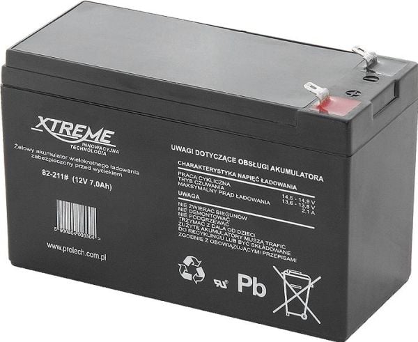 BLOW 82-211 XTREME Oppladbart batteri 12V 7,0Ah