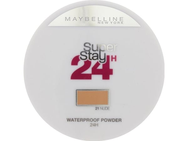 Maybelline Super Stay 24 Longwear Matte Powder Waterproof pudder 21 Nude 9 g