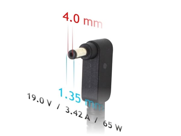 Akyga Dedicated Series AK-ND-55 - Strømadapter - AC 100-250 V - 65 watt - svart