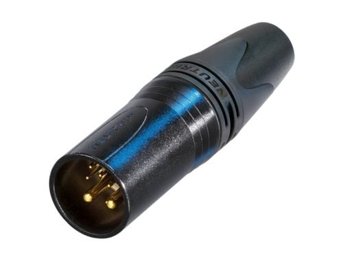 Neutrik NC10MXX-14-B, XLR, Svart, Cat5e, 18/14, Nikkel/gull, IP40