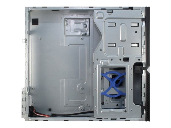 Inter-Tech IT-503 - SFF - mini ATX - ingen strømforsyning (TFX12V) - matt svart - USB/lyd