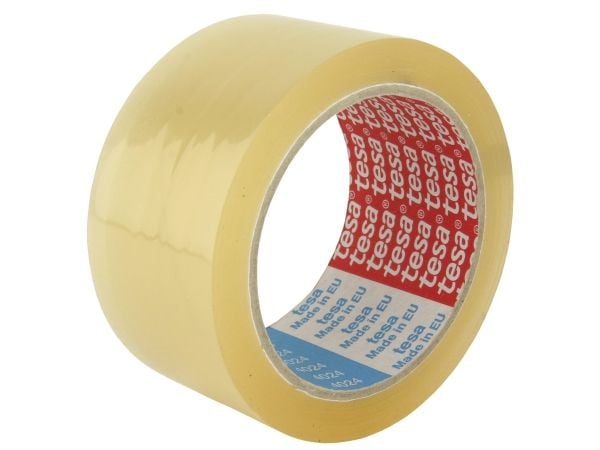 Pakkausteippi tesa® 4024 PP 50 mm x 66 m läpinäkyvä - (6 rullaa/pakkaus)