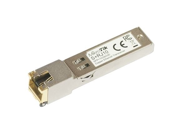 Mikrotik S+RJ10, 10000 Mbit/s, SFP+, SFP+, 200 m, Metallinen, 1 kpl