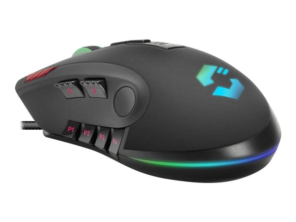 SPEEDLINK TARIOS RGB Gaming - Mus - optisk - 12 knapper - kablet - USB - svart