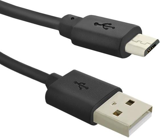Qoltec - USB-kaapeli - Micro-USB Type B (han) til USB (han) - 25 cm - 25 cm