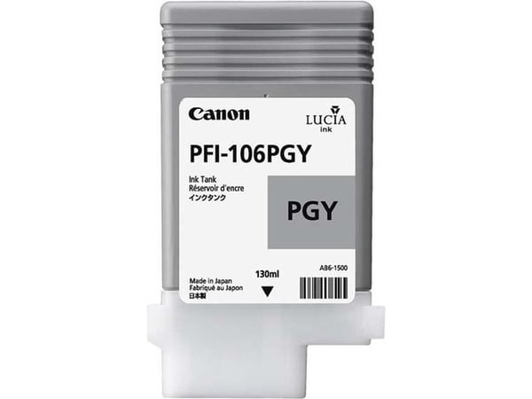 Canon PFI-106 PGY - 130 ml - fotogrå - original - blekkbeholder - for imagePROGRAF iPF6400, iPF6400SE, IPF6450