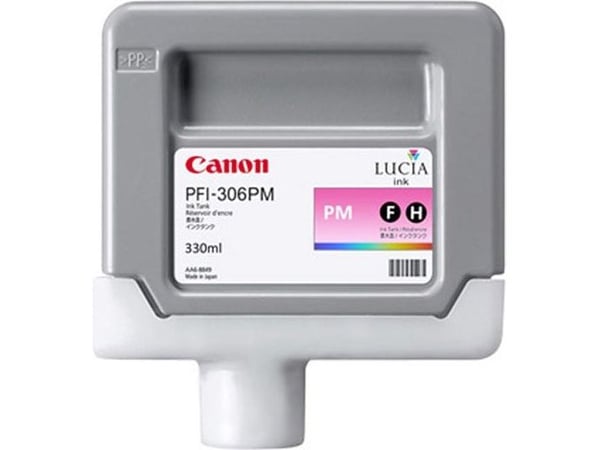Canon PFI-306 PM, Valokuva magenta, Väripohjainen muste, 1 kpl