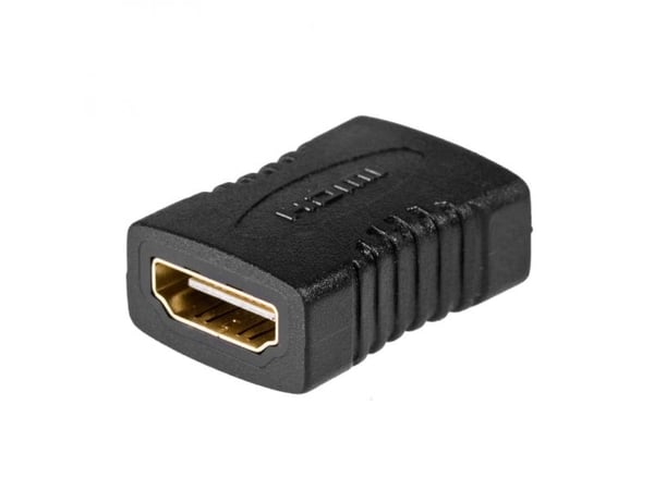 Akyga - HDMI-adapter med Ethernet - HDMI hunn til HDMI hunn - 3 m - svart