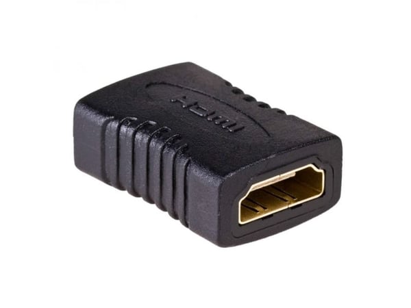 Akyga - HDMI-adapter med Ethernet - HDMI hunn til HDMI hunn - 3 m - svart