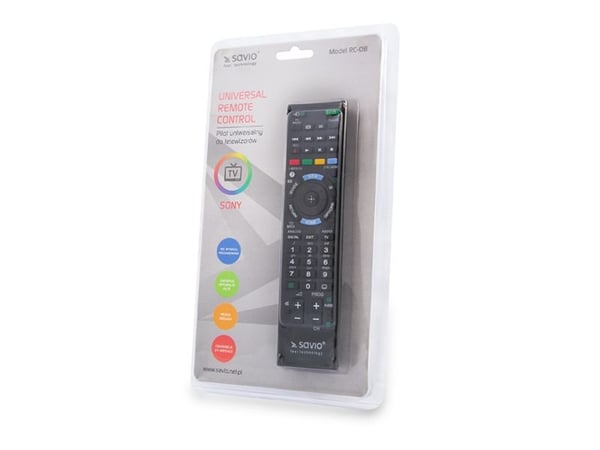 Savio RC-08, TV, Painikkeiden painaminen, Musta