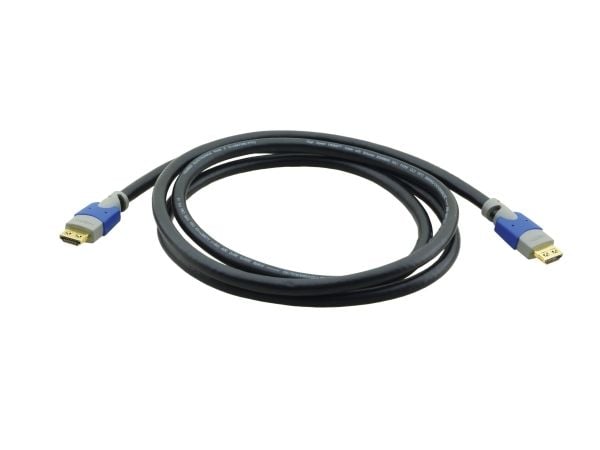 Kramer C-HM/HM/PRO Series C-HM/HM/PRO-20 - HDMI-kabel med Ethernet - HDMI hann til HDMI hann - 6.1 m - dobbeltisolert - svart - formstøpt, 4K-støtte
