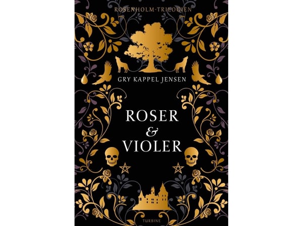 Roser og violer - Rosenholm Trilogien - av Jensen Gry Kappel - bok (innbundet bok)