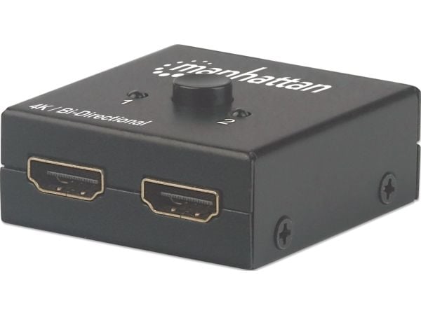 Manhattan 207850, HDMI, metall, sort, 480i, 480p, 576i, 576p, 720p, 1080i, 1080p, 2160p, 10,2 Gbit/sek., 340 MHz
