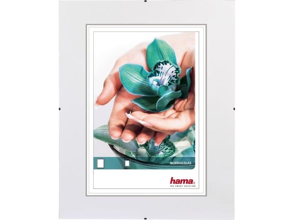Hama Frameless Picture Holder Clip-Fix - Fotoholder - Designet for : 8x12 in (20x30 cm) - glass - rektangulær